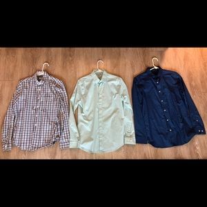 3 Button Down Dress Shirts | Express & Banana Rep.